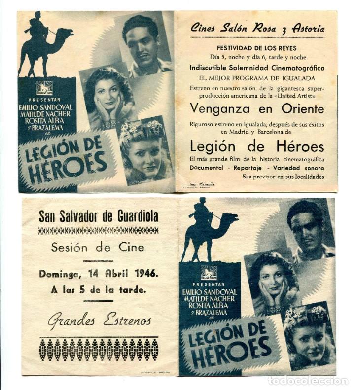 Cine: LEGI&Oacute;N DE H&Eacute;ROES, con Emilio Sandoval.