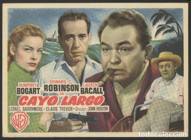 Cine: P-7859- CAYO LARGO (Key Largo) Humphrey Bogart - Edward G. Robinson - Lauren Bacall