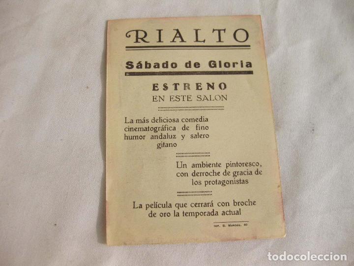 Cine: PROGRAMA DE MANO DE LA PEL&Iacute;CULA MORENA CLARA. IMPERIO ARGENTINA - Foto 2