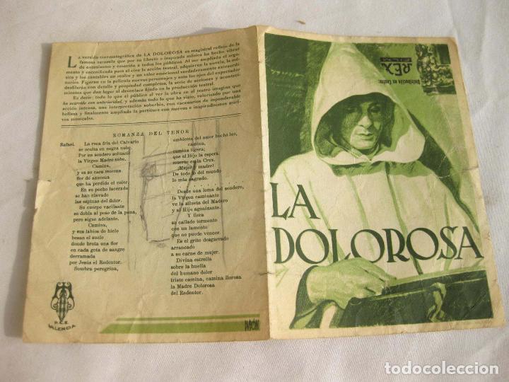 Cine: PROGRAMA DE MANO DESPLEGABLE DE LA PEL&Iacute;CULA LA DOLORODSA - Foto 2
