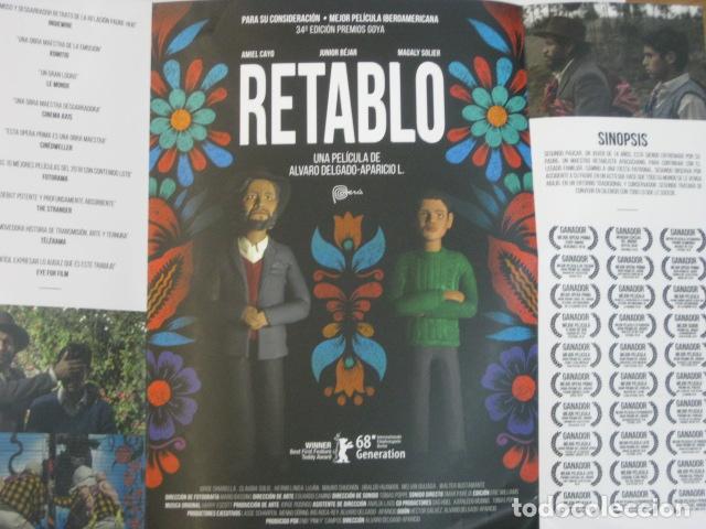 Cine: retablo - folleto de mano original - Foto 1