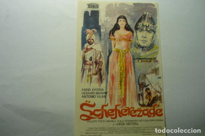 Cine: programa scheherezade.-anna karina.-publicidad - Foto 1