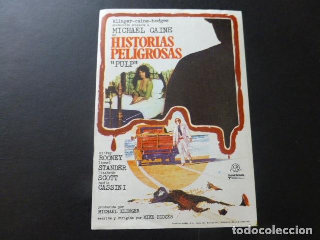Cine: HISTORIAS PELIGROSAS PROGRAMA DE MANO SIN PUBLICIDAD - Foto 1