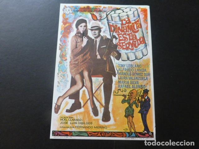 Cine: LA DINAMITA ESTA SERVIDA PROGRAMA DE MANO SIN PUBLICIDAD - Foto 1