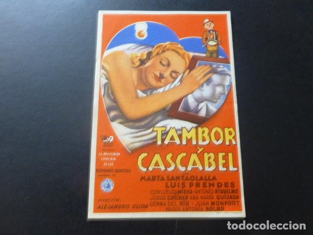 Cine: TAMBOR Y CASCABEL PROGRAMA DE MANO SIN PUBLICIDAD - Foto 1