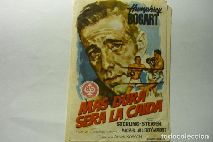 Cine: PROGRAMA MAS DURA SERA LA CAIDA.-H.BOGART - Foto 1