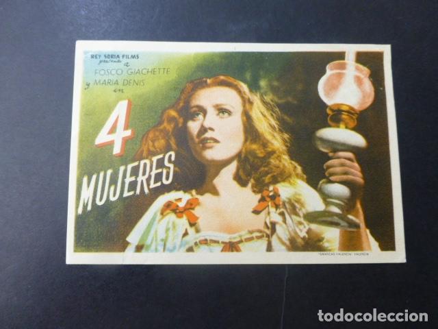 Cine: 4 MUJERES PROGRAMA DE MANO SIN PUBLICIDAD - Foto 1