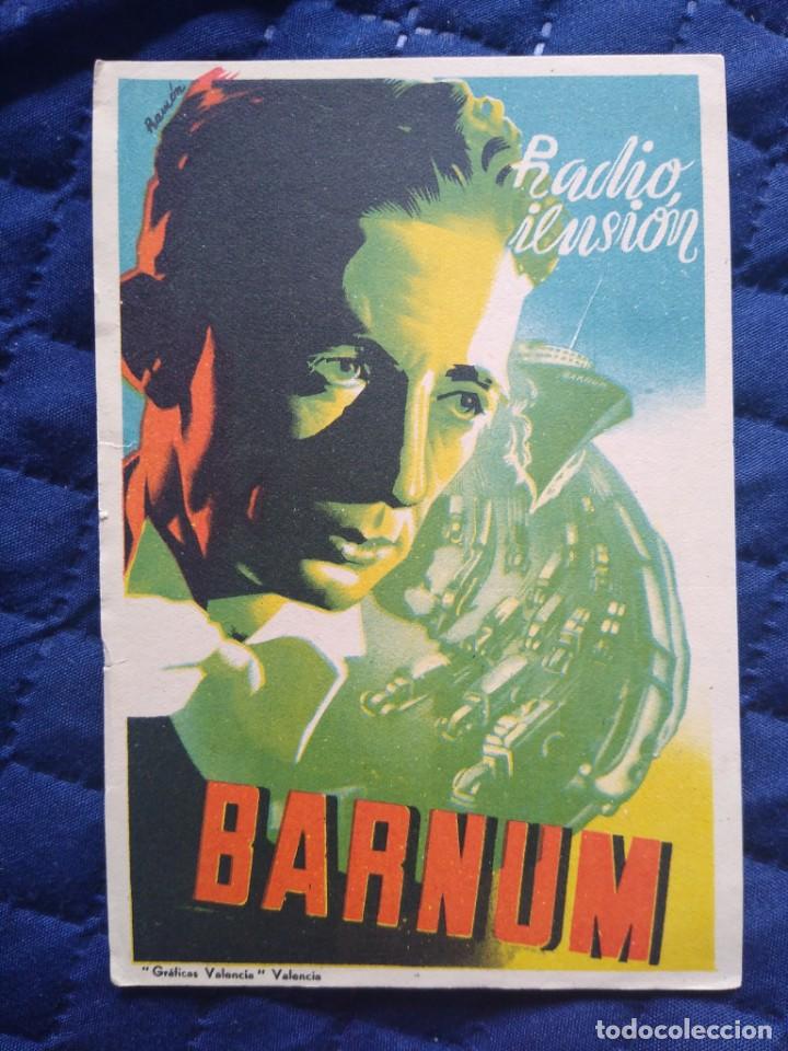 Cine: Programa cine radio ilusi&oacute;n Barnum, con publicidad. - Foto 1