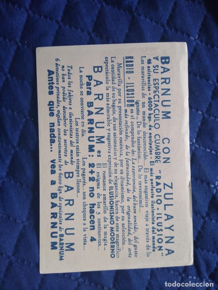 Cine: Programa cine radio ilusi&oacute;n Barnum, con publicidad. - Foto 2