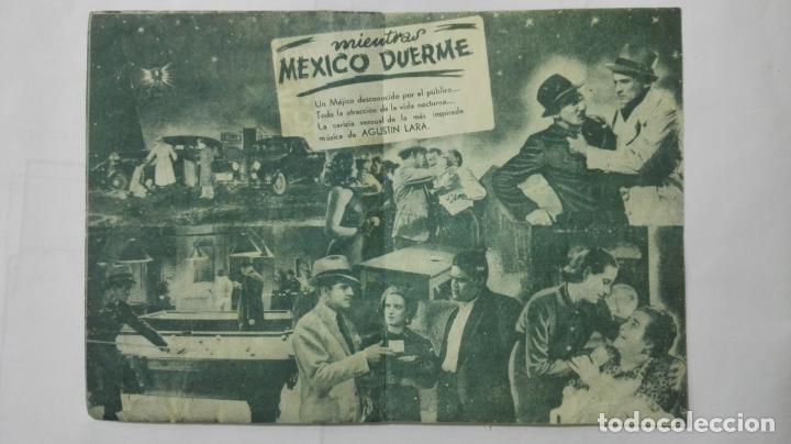 Cine: PROGRAMA DE CINE DOBLE - MIENTRAS MEXICO DUERME - Foto 2