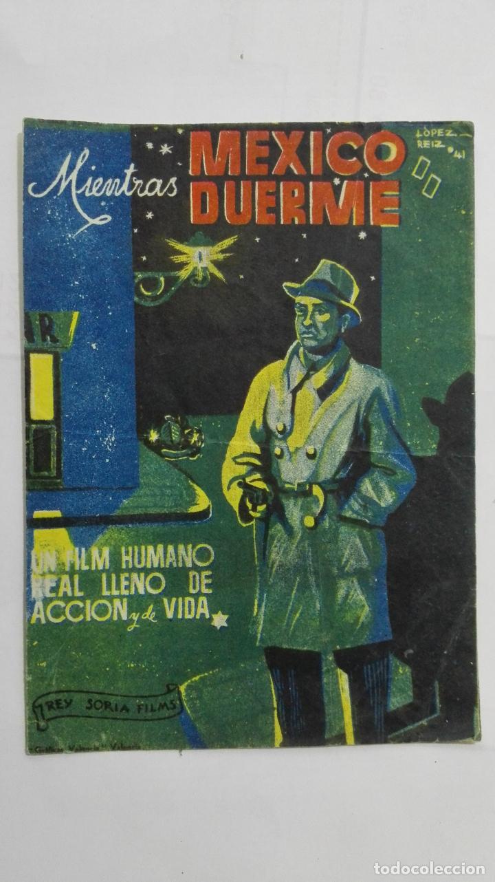 Cine: PROGRAMA DE CINE DOBLE - MIENTRAS MEXICO DUERME - Foto 1