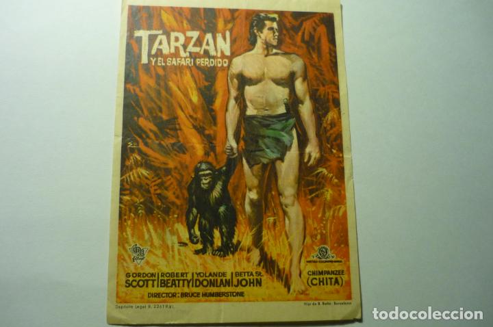 Cine: programa tarzan y el safari perdido .-gordon scott publicidad avenida reus