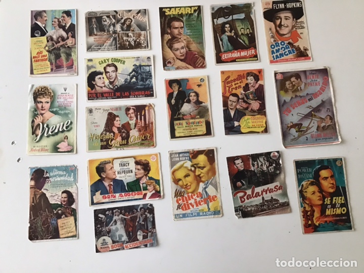 Cine: Lote 50 programas de mano (2) - Foto 2