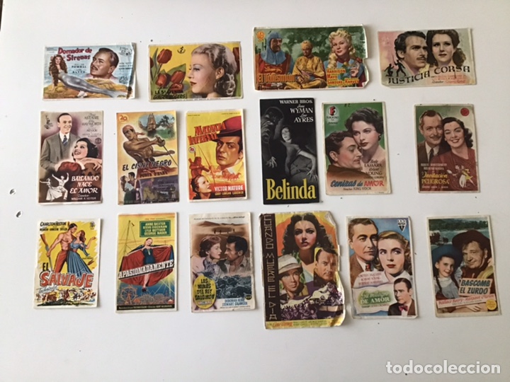 Cine: Lote 50 programas de mano (2) - Foto 3