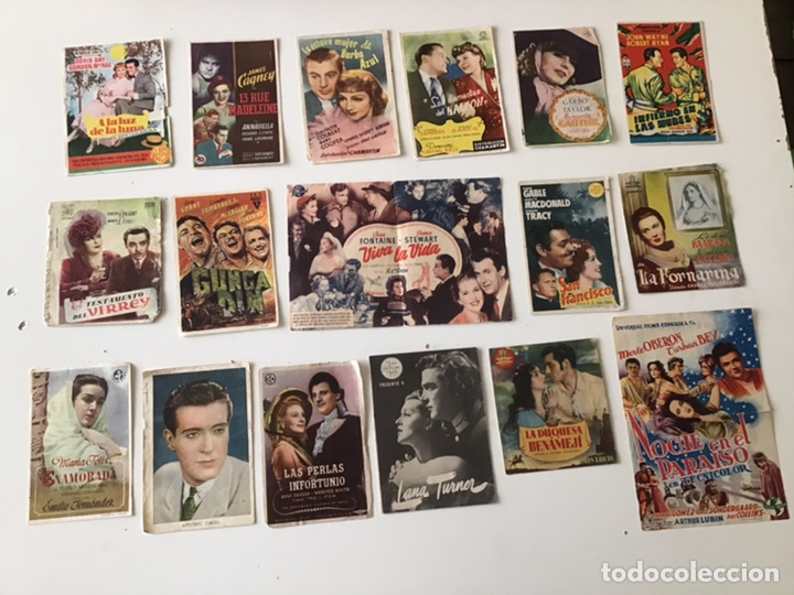 Cine: Lote 50 programas de mano (2) - Foto 1