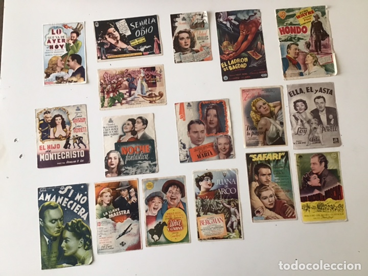 Cine: Lote 50 programas de mano. (5) - Foto 2