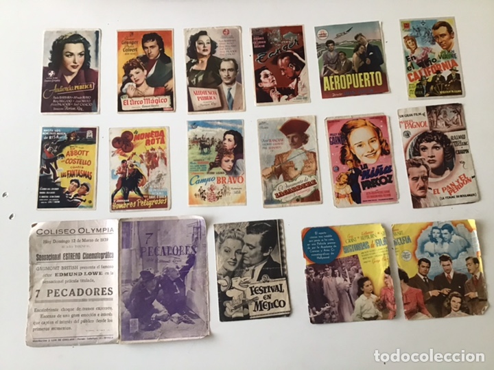 Cine: Lote 50 programas de mano. (5) - Foto 1