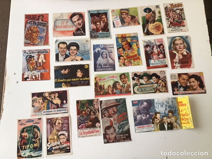Cine: Lote de 50 programas de mano. (6) - Foto 1