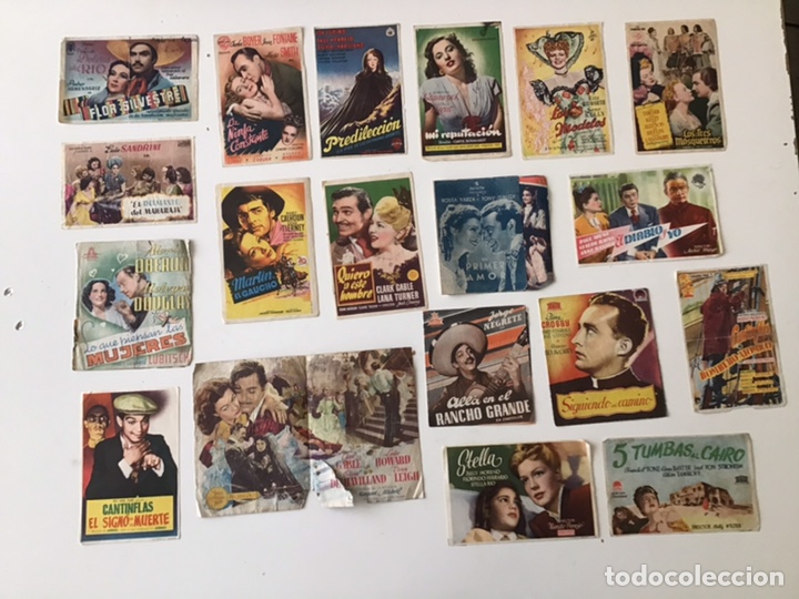 Cine: Lote 50 programas de mano (8) - Foto 2