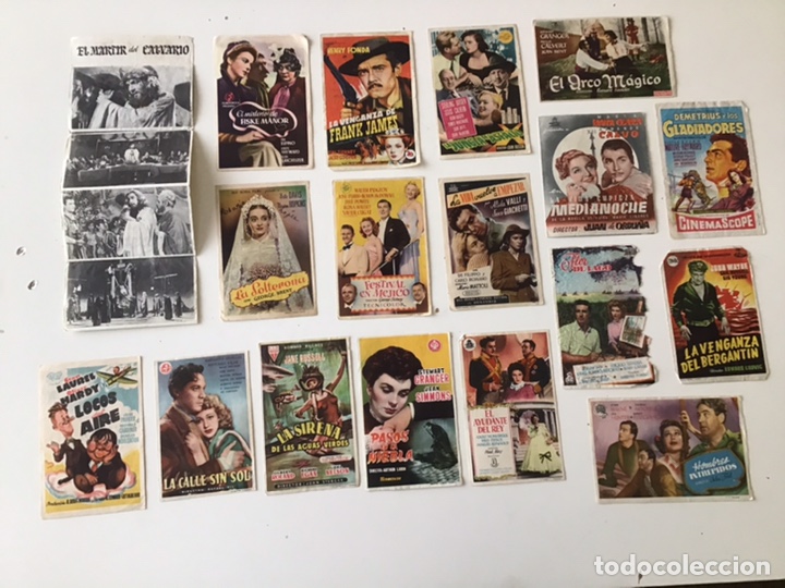 Cine: Lote 50 programas de mano (8) - Foto 1