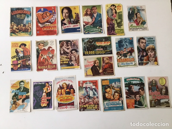 Cine: Lote 50 programas de mano (10) - Foto 2