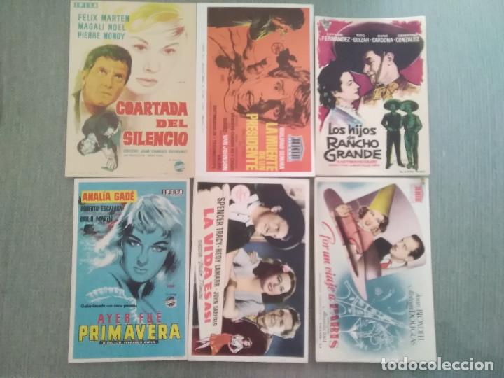 Cine: LOTE PROGRAMAS DE CINE - Foto 1