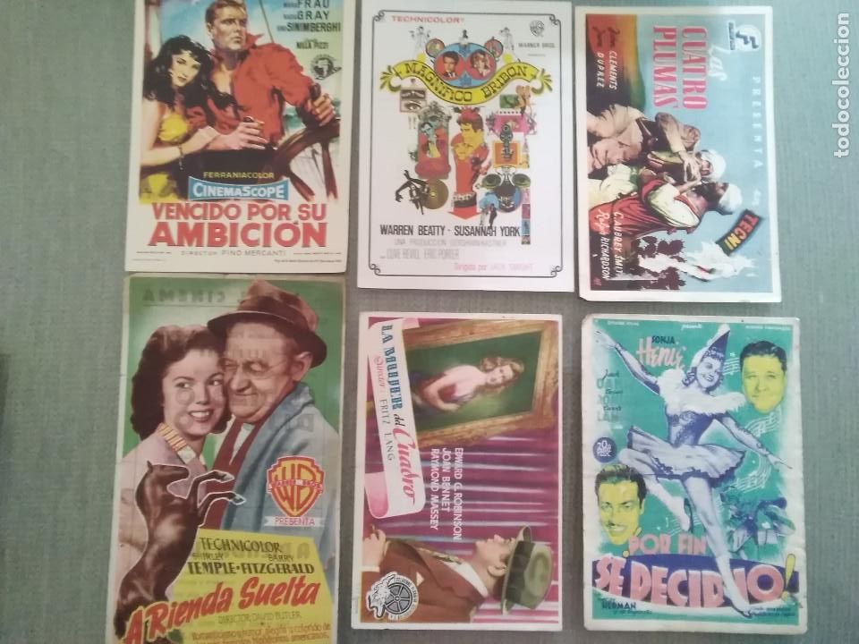 Cine: LOTE PROGRAMAS DE CINE - Foto 1