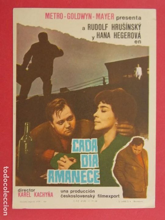 Cine: CADA DIA AMANECE - A&Ntilde;O 1966 - FOLLETO - PROGRAMA CINE - RUDOLF HRUSINSKY ..L693 - Foto 1