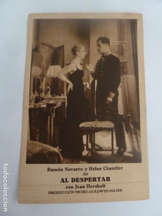  Foglietti di film di film antichi di cinema: al despertar - folleto de mano original antiguo - ramon novarro
