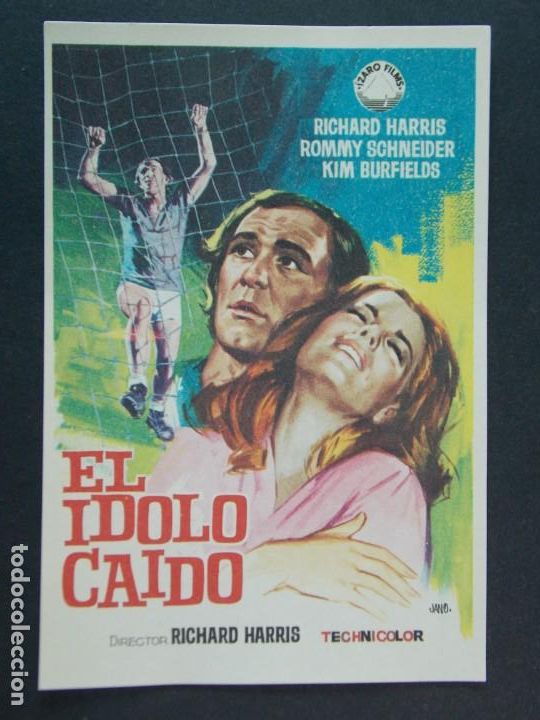 Cine: EL IDOLO CAIDO - A&Ntilde;O 1969 - FOLLETO - PROGRAMA CINE - RICHARD HARRIS - DIBUJANTE JANO .. L745