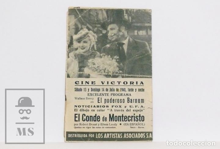 Cine: Programa de Cine Doble - Poderoso Barnum - Wallace Beery - 20th Century Fox, 1940 - Foto 3