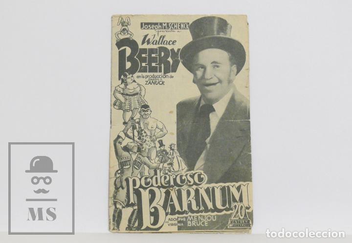 Cine: Programa de Cine Doble - Poderoso Barnum - Wallace Beery - 20th Century Fox, 1940 - Foto 1