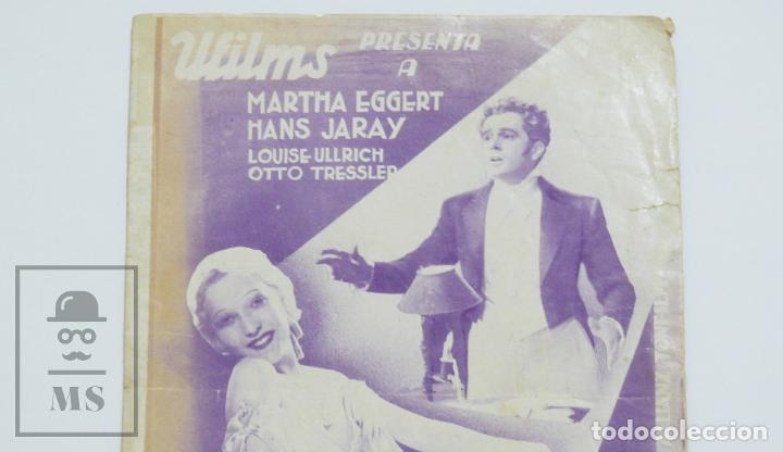 Cine: Programa de Cine Doble - Vuelan Mis Canciones - Martha Eggerth - U Films, 1934 - Foto 3