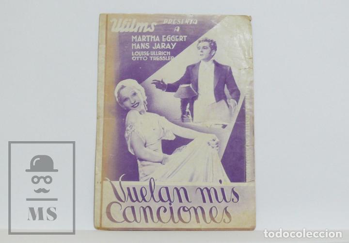 Cine: Programa de Cine Doble - Vuelan Mis Canciones - Martha Eggerth - U Films, 1934 - Foto 1