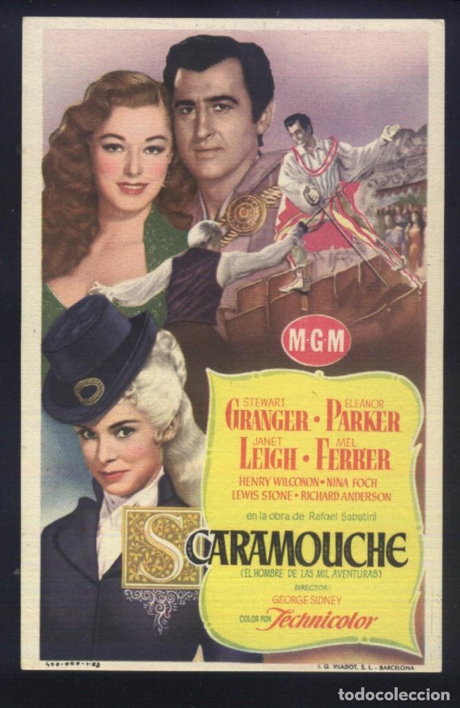 Cine: Q-06098- SCARAMOUCHE (CINE ESCALAR - SANTIAGO) Stewart Granger - Eleanor Parker - Mel Ferrer