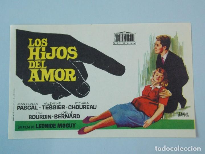  Foglietti di film di film antichi di cinema: LOS HIJOS DEL AMOR - A&Ntilde;O 1968 - FOLLETO - PROGRAMA CINE - DIBUJANTE JANO - ..L851
