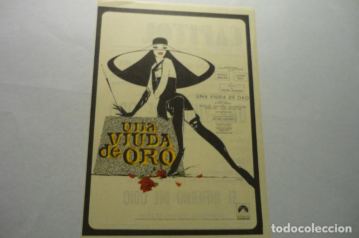 Cine: PROGRAMA UNA VIUDA DE ORO - MICHELE MERCIER PUBLICIDAD - Foto 1