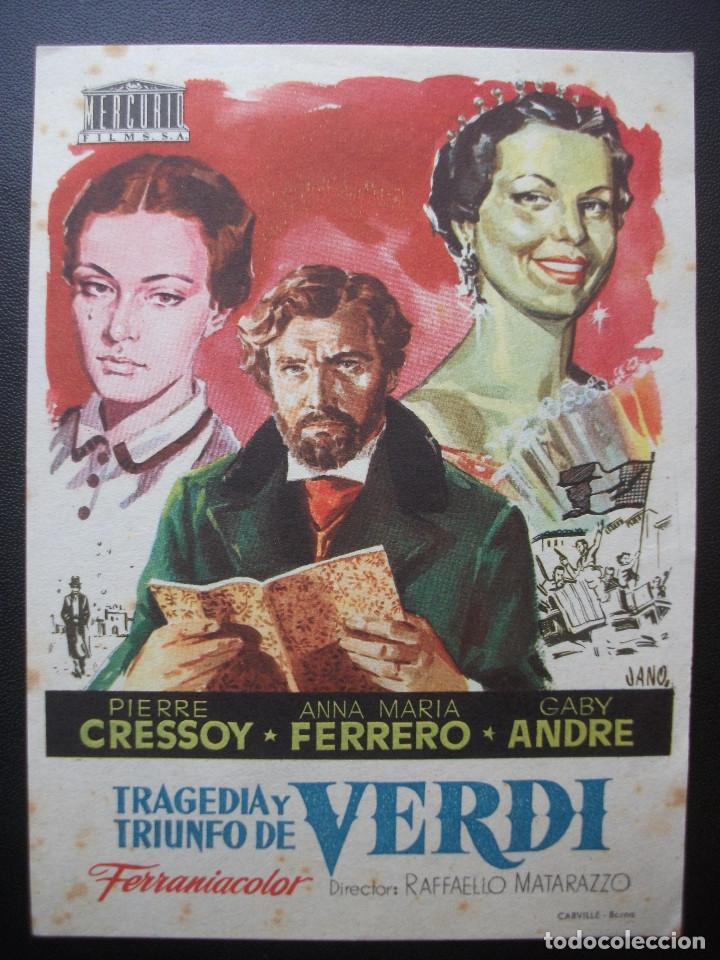 Cine: TRAGEDIA Y TRIUNFO DE VERDI, PIERRE CRESOY