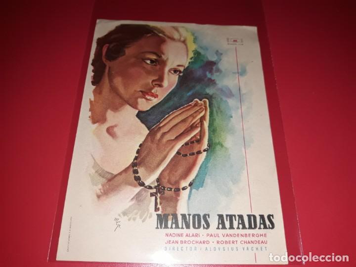 Cine: Manos Atadas. Publicidad al dorso. - Foto 1