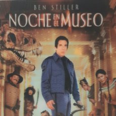 Cine: CINE GOYO - NOCHE EN EL MUSEO - TARJETA HOLOGRÁFICA- AA99. Lote 202780152