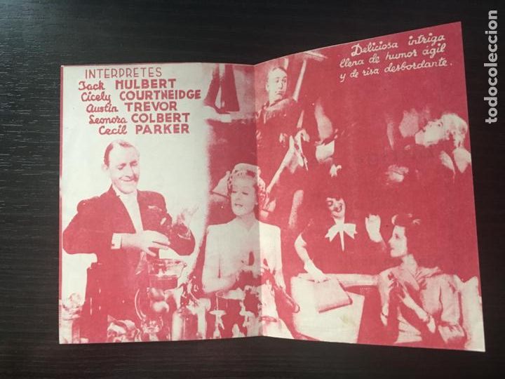 Cine: Intriga a&eacute;rea - Programa de cine doble Badalona C/P 1943 - Foto 2