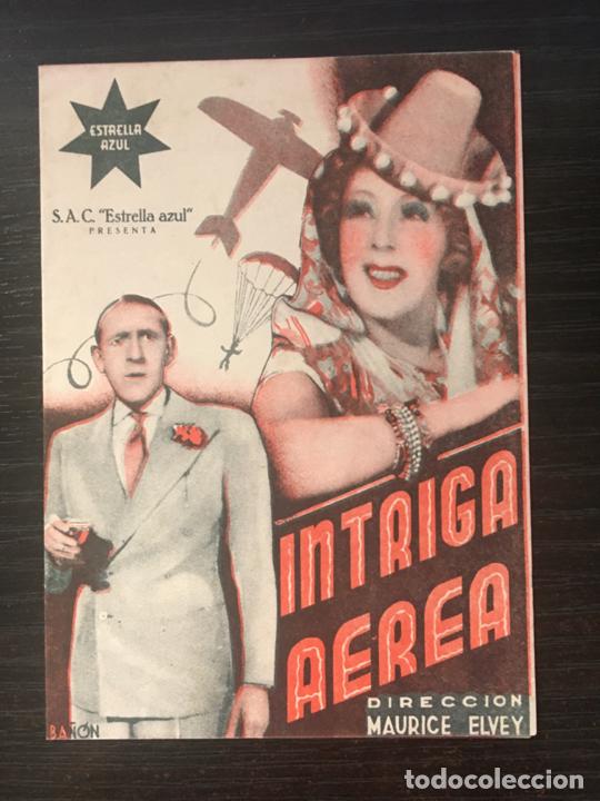 Cine: Intriga a&eacute;rea - Programa de cine doble Badalona C/P 1943 - Foto 1