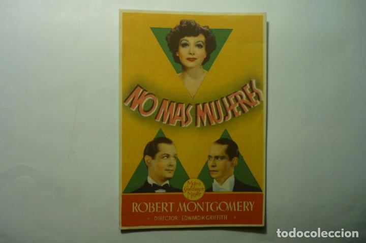 Cine: programa no mas mujeres.-robert montgomery - Foto 1