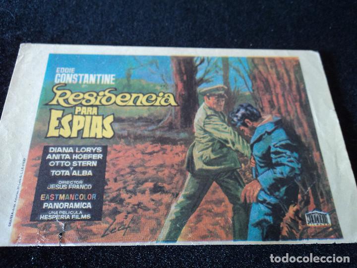 Cine: RESIDENCIA PARA ESPIAS. EDDIE CONSTANTINE - Foto 1