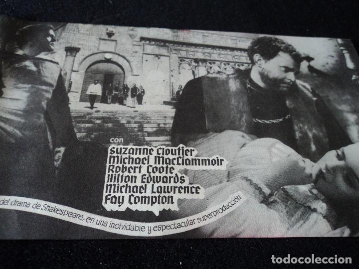 Cine: OTELO (Orson Welles), Programa doble SIN PUBLICIDAD - Foto 2