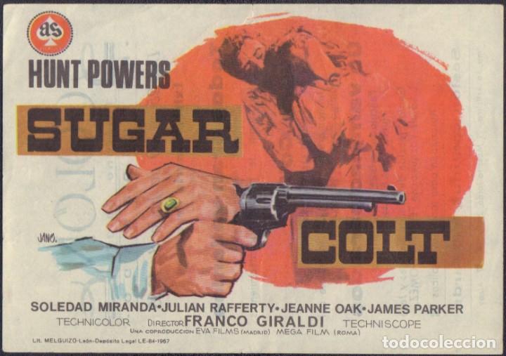 Cine: Programa sencillo de SUGAR COLT (1966) - Cine Col&oacute;n de Alcoy - Foto 1