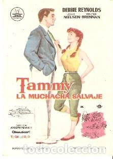 Cinema: Programa Cine. Tammy La muchacha salvaje. dibujo JANO. Cine Ideal. 19-1065