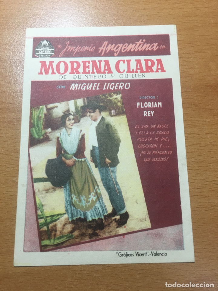 Cine: PROGRAMA CINE MORENA CLARA DE IMPERIO ARGENTINA SIN PUBLICIDAD - Foto 2