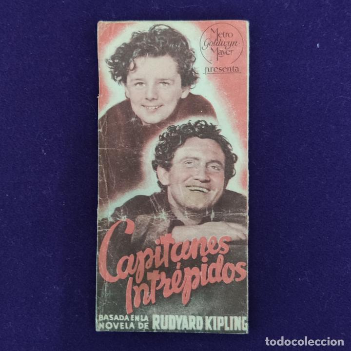 Foglietti di film di film antichi di cinema: PROGRAMA DE CINE ORIGINAL. LOGRO&Ntilde;O (LA RIOJA). CIMENA DIAMA. CAPITANES INTREPIDOS. TRIPLE.