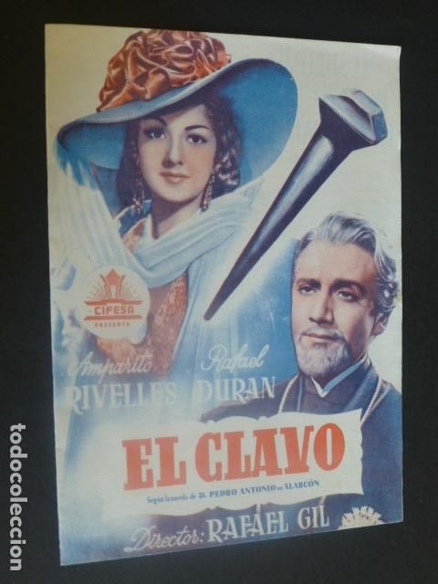 Cine: EL CLAVO PROGRAMA DE MANO DOBLE SIN PUBLICIDAD - Foto 1